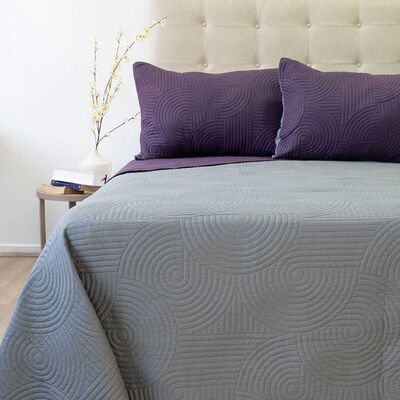 Imagen 2 del producto Quilt Doral 2 Plazas Obispo Gris Origins