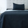 Quilt Doral Hotpress Bi-Color 1,5 Plazas Negro-Gris