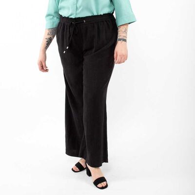 Pantalón Lino Palazzo Mujer Extralindas
