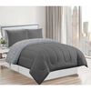Combo Cama Europea Dreams Base Dividida 2 Plazas Dublin + Respaldo + 2 Veladores + Set Textiles + Pack 2 Almohadas