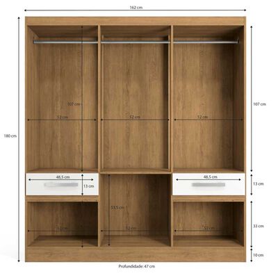 Imagen 2 del producto Clóset Yardas B544 6 Puertas 4 Cajones