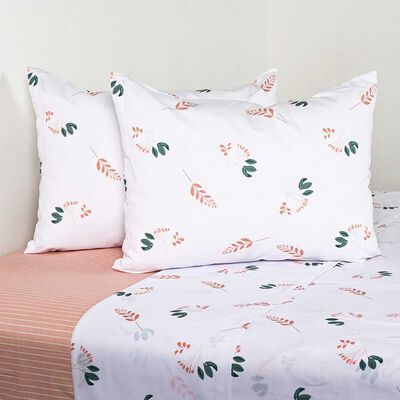 Imagen 1 del producto Juego de Sábanas American Family 144 Hilos 2 Plazas Ninfa Rosa