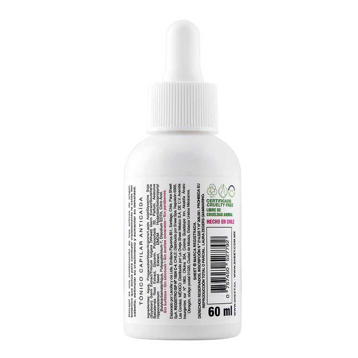 Tónico Anticaída 3% Baicapil para Pelo Sheet