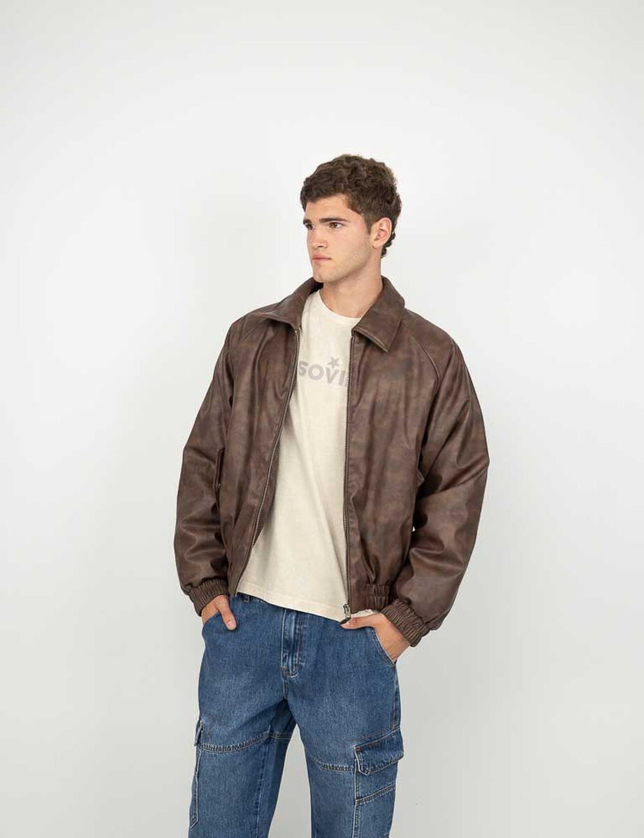 Chaqueta Ecocuero Hombre Soviet
