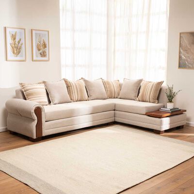 Sof&aacute; Seccional Living Factory Dakota 6 Cuerpos Beige