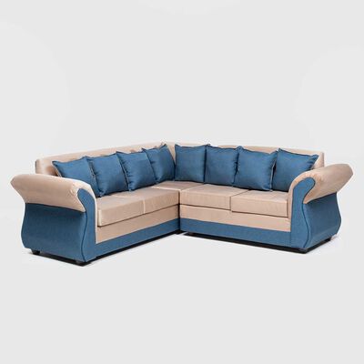 Imagen 2 del producto Sofá Seccional Almore New Irlanda 5 Cuerpos Beige Azul