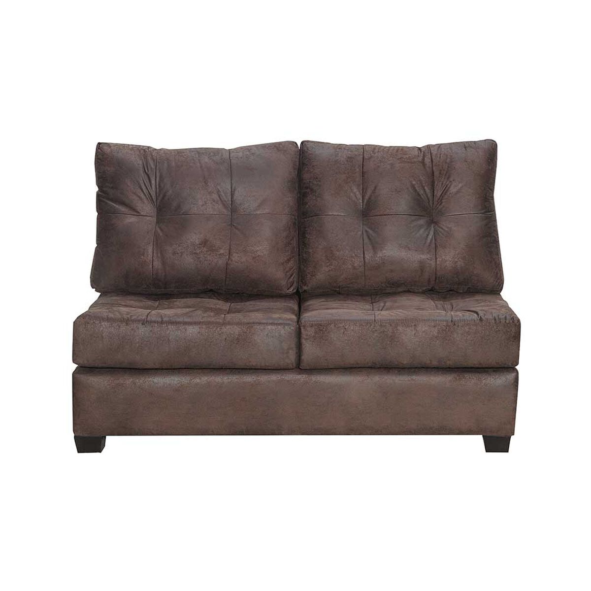 Sofá Seccional Innovamuebles Le Mans Doble Chaise XL 5 Cuerpos Café Envejecido