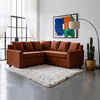 Seccional Latam Home Lucca 3 Cuerpos Chocolate