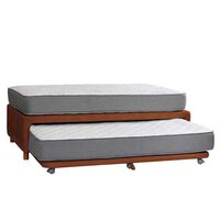 Cama Nido Latam Home 1,5 Plazas Zen Best Cuero Tabaco