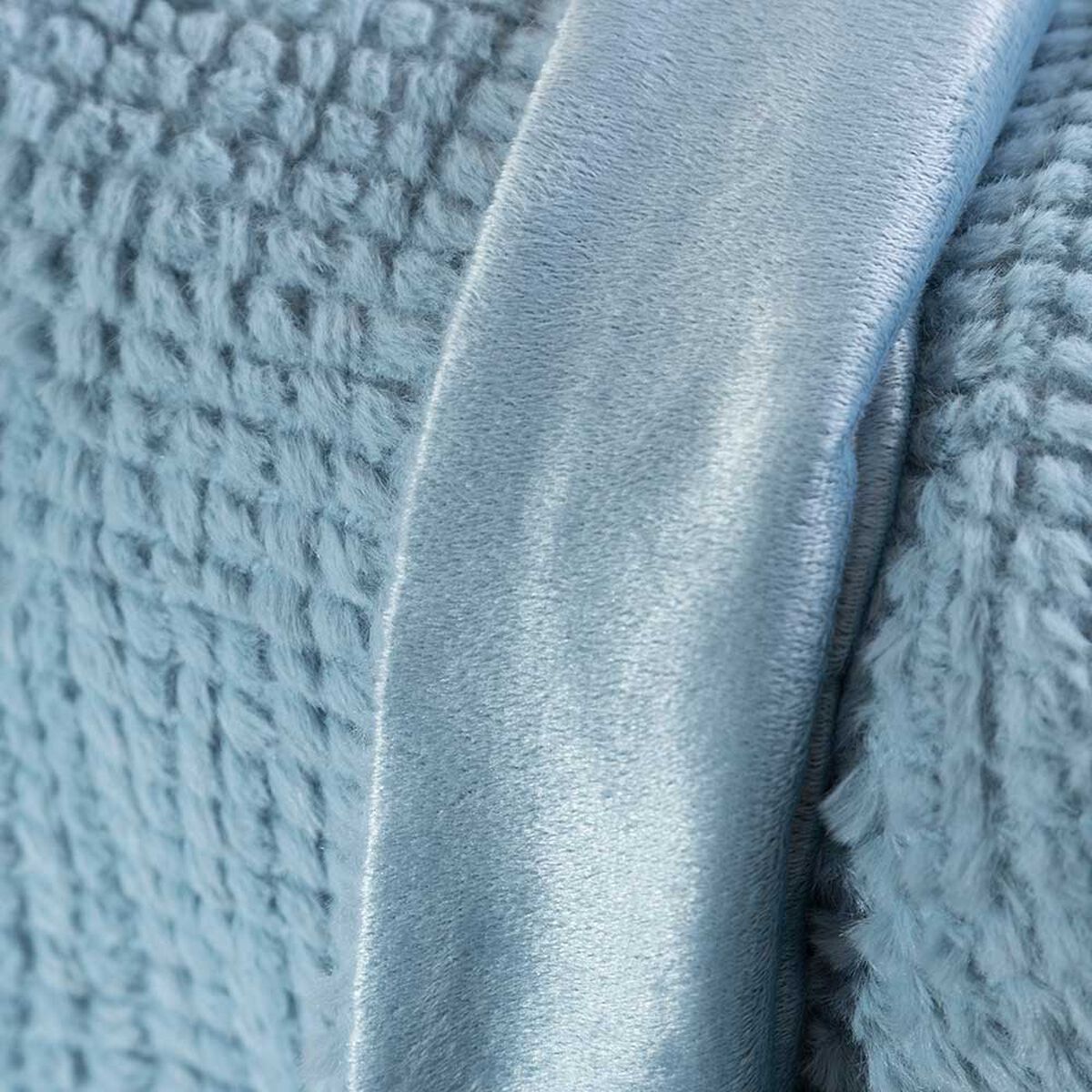 Manta Short Plush Zibel Azul