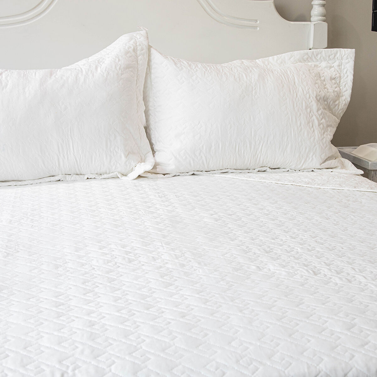 Quilt Doral 2 Plazas Blanco Velvety