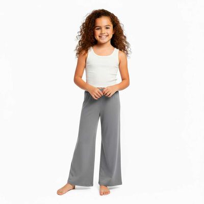 Imagen 1 del producto Calza Flare de Algodón Niña Mila Gris, Negro, Oliva