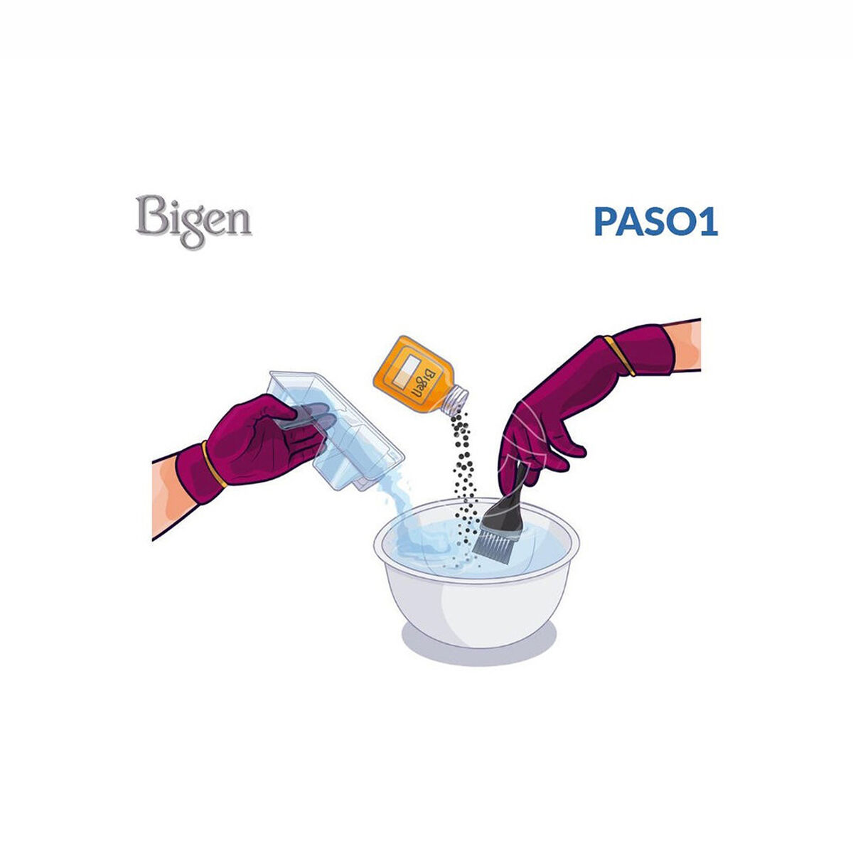 Tinte Permanente en Polvo 46 Castaño Bigen