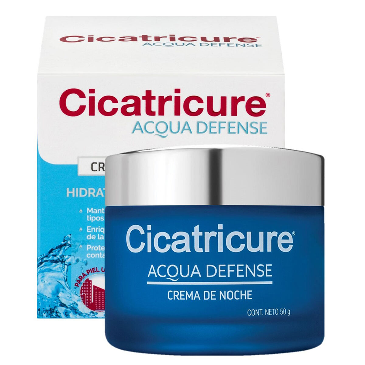 Pack Cicatricure Acqua Defense Noche 50 gr y Día 50gr