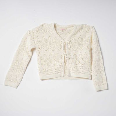 Sweater Tejido Niña Chess