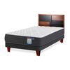 Cama Europea Flex 1.5 Plazas Europedic Dual + Respaldo Colonia