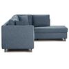 Sofá Seccional Derecho Rosen Carter 3-1 Cuerpos Denim