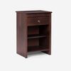 Cama Europea Rosen Base Dividida 2 Plazas Indie + Respaldo + 2 Veladores Rachel