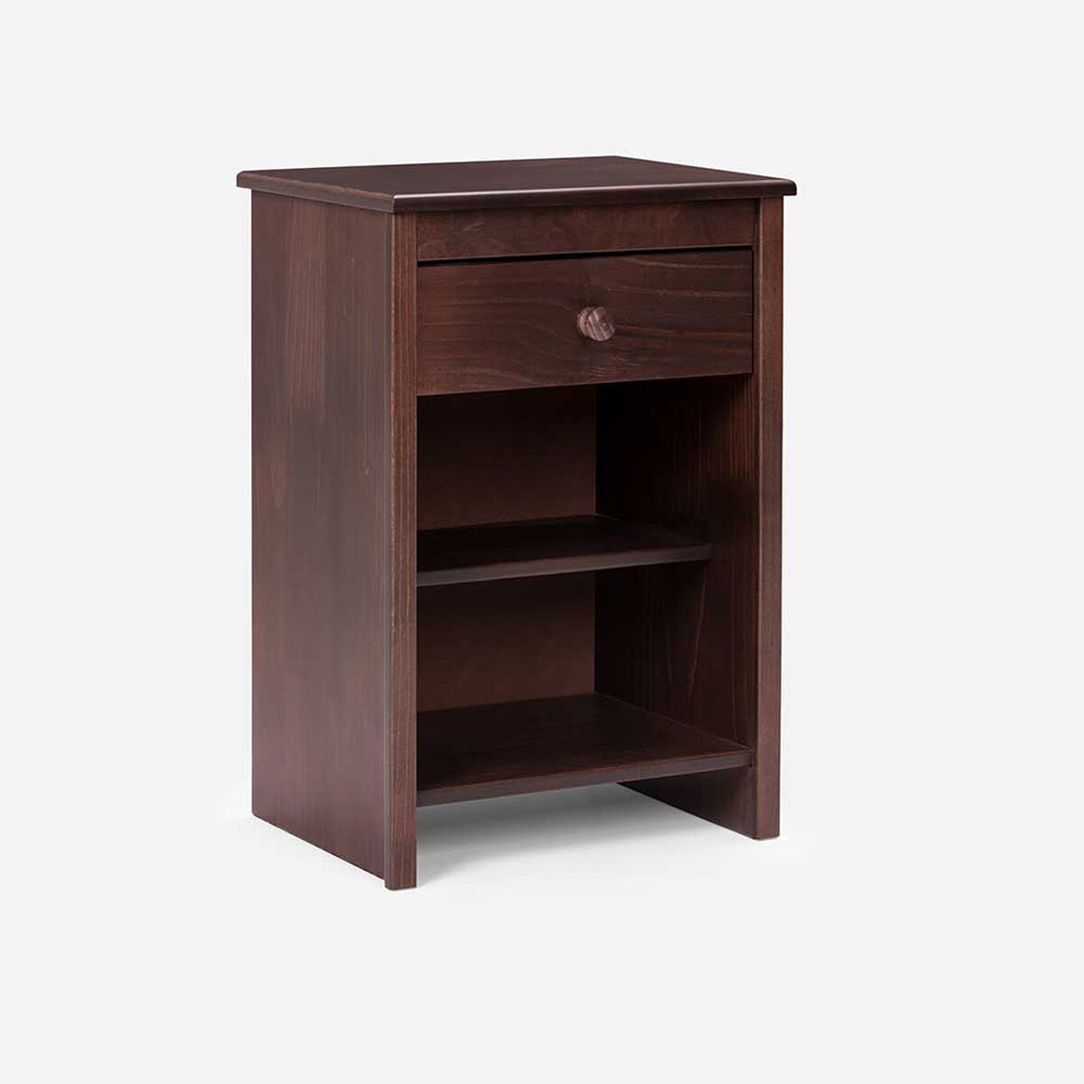 Cama Europea Rosen Base Dividida 2 Plazas Indie + Respaldo + 2 Veladores Rachel