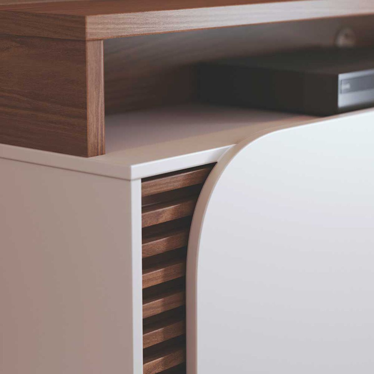 Home TV Onessta Jurere Home Café y Blanco