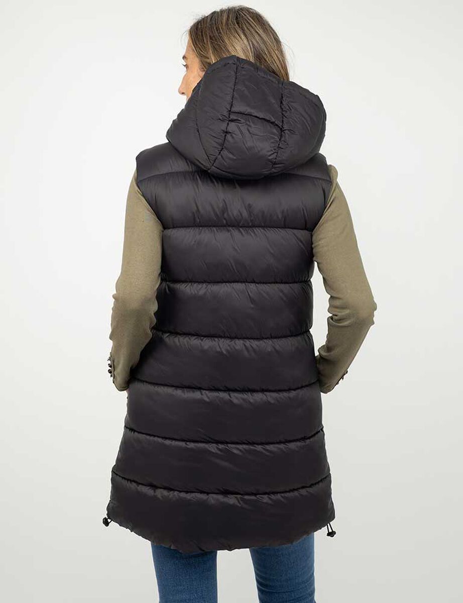 Parka Larga Sin Mangas Mujer Portman Club