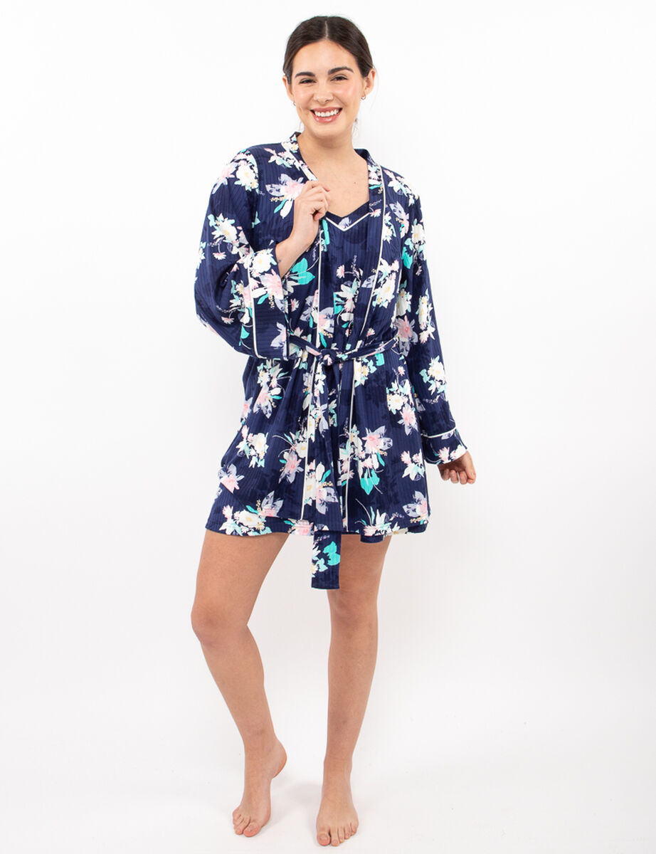 Bata Floreada Mujer Zibel