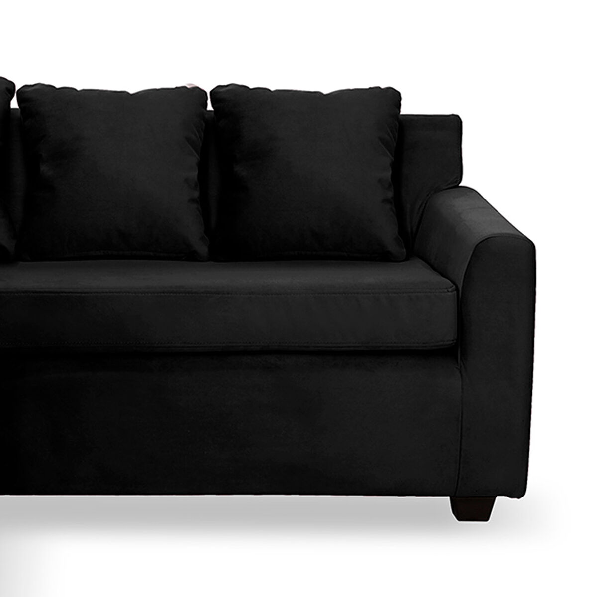 Seccional Latam Home Lucca 3 Cuerpos Negro