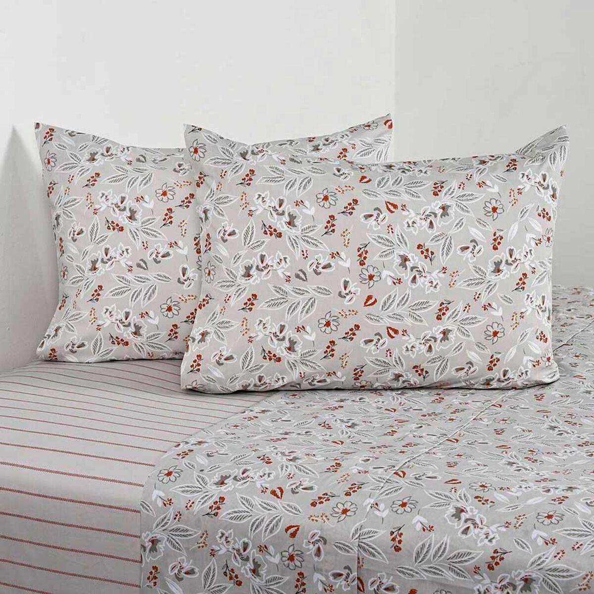 Juego de S&aacute;banas Cannon 200 Hilos King Shadow Blanco