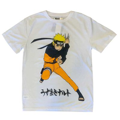 Imagen 1 del producto Polera Manga Corta Niño Naruto Blanco