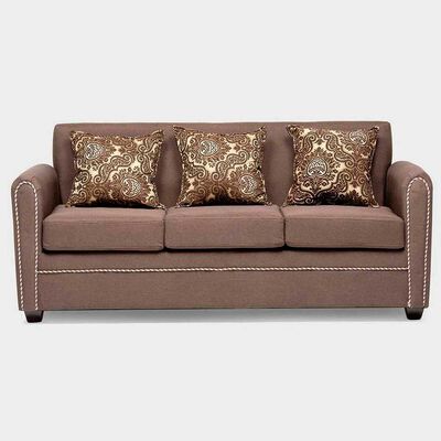 Imagen 2 del producto Juego de Living Almore Alemania Sofá 3 Cuerpos + Dos Sillones 1 Cuerpo Café