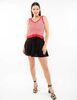 Falda Mini Lino Mujer Zibel