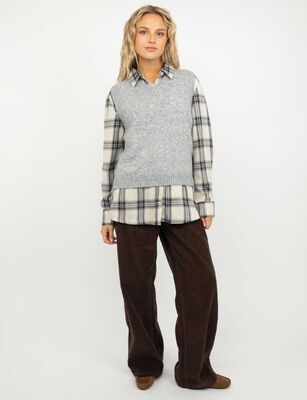 Imagen 2 del producto Sweater Sin Mangas Mujer Icono Gris