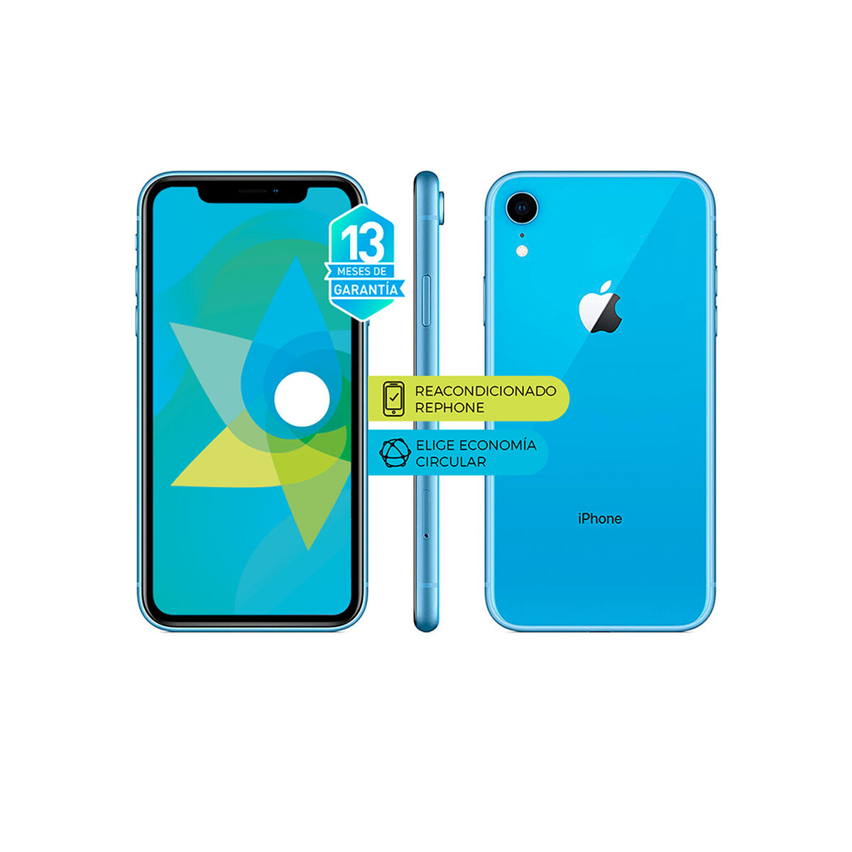 Celular Apple iPhone XR 64GB 6,1" Reacondicionado Azul Liberado