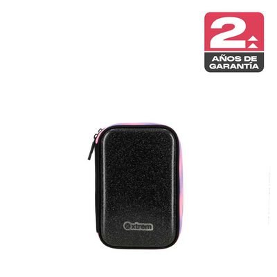 Estuche Xtrem Tucson 6XT Brillantina Negro