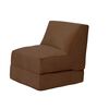 Sofá Cama Latam Home Velvet Bari 1 Cuerpo Chocolate