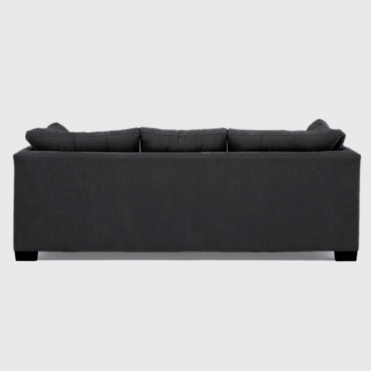 Sof&aacute; Muebles MPR Edimburgo 3 Cuerpos Negro