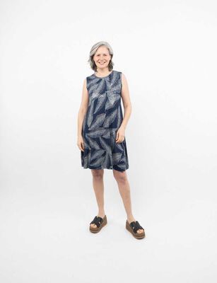 Imagen 1 del producto Vestido Corto Sin Mangas Mujer Portman Club Azul, Cafe, Coral, Crudo, Negro