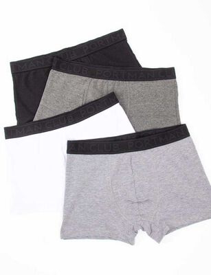 Imagen 1 del producto Pack 4 Bóxer Hombre Portman Club Gris