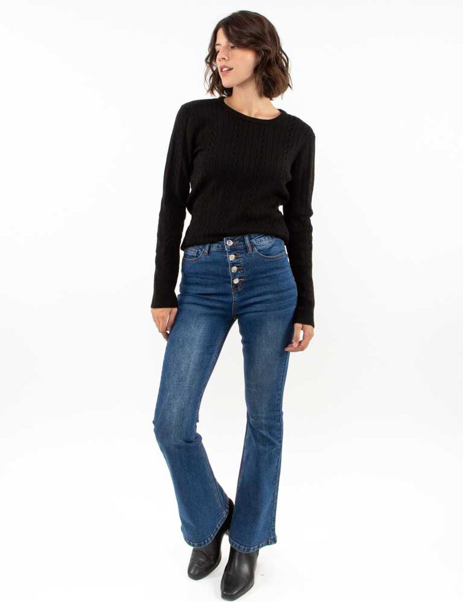 Jeans Flare Mujer Zibel