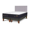 Cama Europea CIC Base Dividida 2 Plazas Gran Premium + Respaldo Ganges