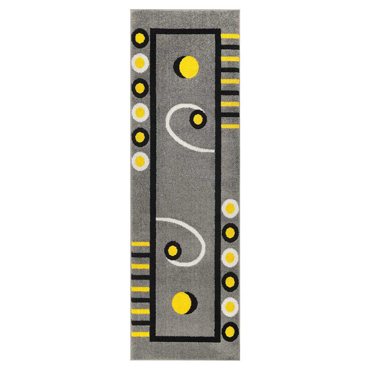 Alfombra de Pasillo Modalfo Florida Amarillo 70 x 230 cm