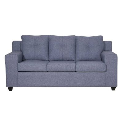 Sofá Black Factory Oxford 3 Cuerpos Azul Piedra