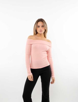 Imagen 1 del producto Sweater Bardot Mujer Icono Rosado