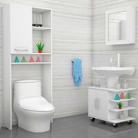 Mueble Lavamanos + Mueble Botiquín+Mueble Optimizador TuHome