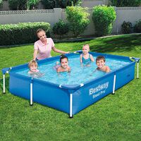 Piscina Bestway Rectangular Steel Pro Azul