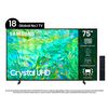 LED 75" Samsung Crystal Smart TV UHD 4K