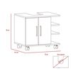 Botiquín Bath 28 + Base Lavamanos + Estante Wc + Auxiliar TuHome BigBath Blanco
