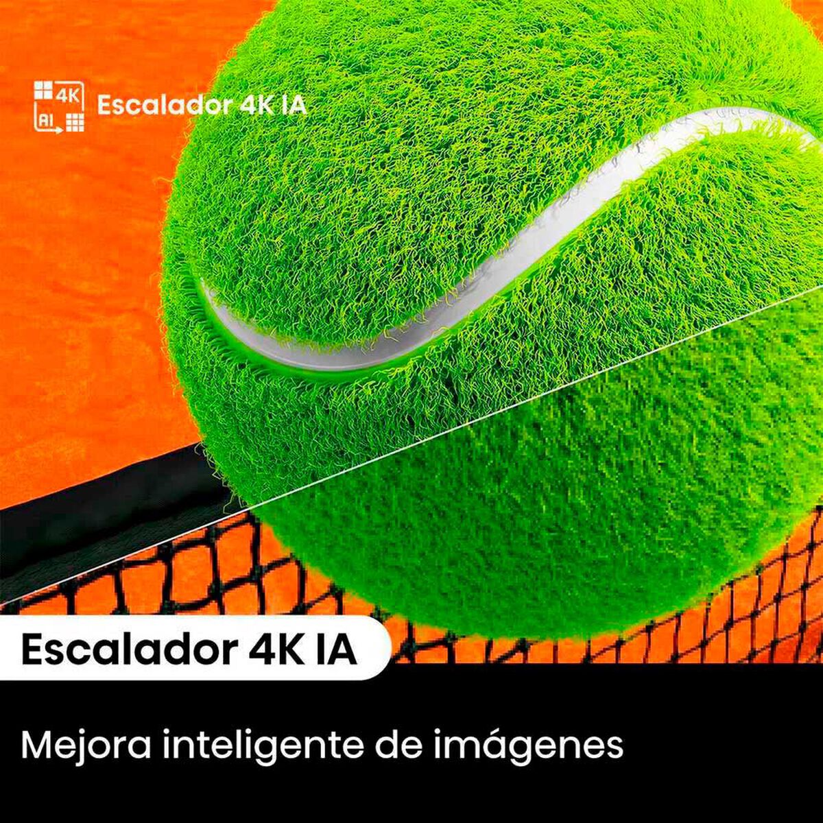 Smart TV LED 50" Hisense 4K UHD VIDAA 50A6N