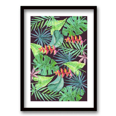 Imagen 1 del producto Cuadro Decorativo Retela Tropical Leaves II 70 x 50 cm
