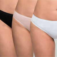 Pack 3 Calzones Colaless Mujer Intime rosado